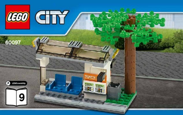 Building Instructions - LEGO - City - 60097 - City Square: Page 1