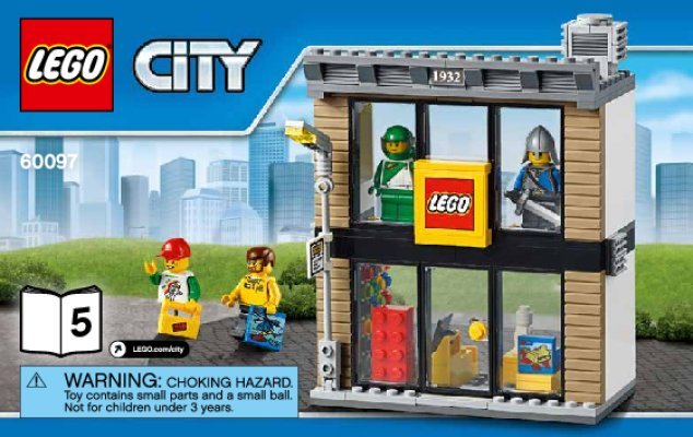 Building Instructions - LEGO - City - 60097 - City Square: Page 1