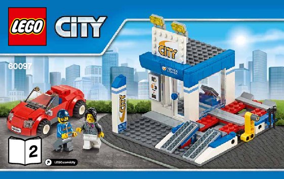 Building Instructions - LEGO - City - 60097 - City Square: Page 1