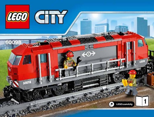 Building Instructions - LEGO - City - 60098 - Heavy-Haul Train: Page 1