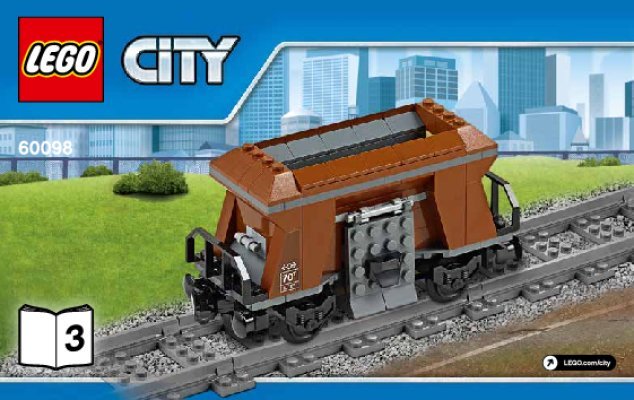 Building Instructions - LEGO - City - 60098 - Heavy-Haul Train: Page 1