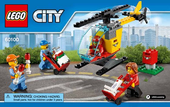 Building Instructions - LEGO - City - 60100 - Airport Starter Set: Page 1