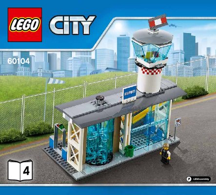 Building Instructions - LEGO - City - 60104 - Airport Passenger Terminal: Page 1