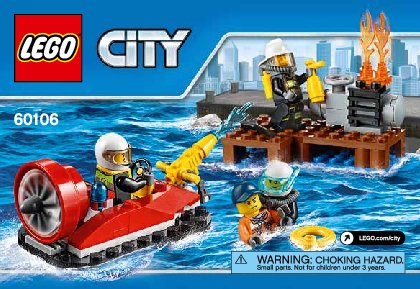 Building Instructions - LEGO - City - 60106 - Fire Starter Set: Page 1