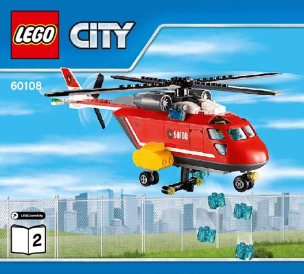 Building Instructions - LEGO - City - 60108 - Fire Response Unit: Page 1