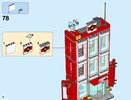 Building Instructions - LEGO - City - 60110 - Fire Station: Page 76