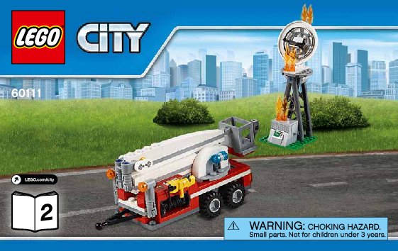 Building Instructions - LEGO - City - 60111 - Fire Utility Truck: Page 1