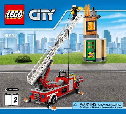 Building Instructions - LEGO - City - 60112 - Fire Engine: Page 1