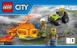 Building Instructions - LEGO - City - 60122 - Volcano Crawler: Page 1