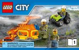 Building Instructions - LEGO - City - 60122 - Volcano Crawler: Page 1