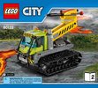 Building Instructions - LEGO - City - 60122 - Volcano Crawler: Page 1