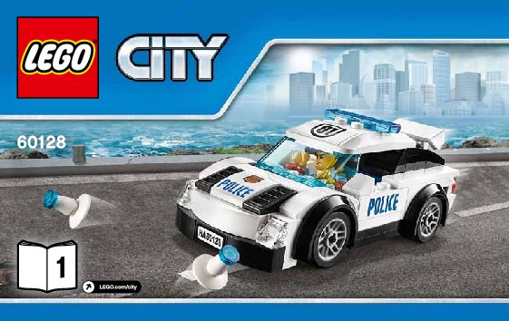 Building Instructions - LEGO - City - 60128 - Police Pursuit: Page 1