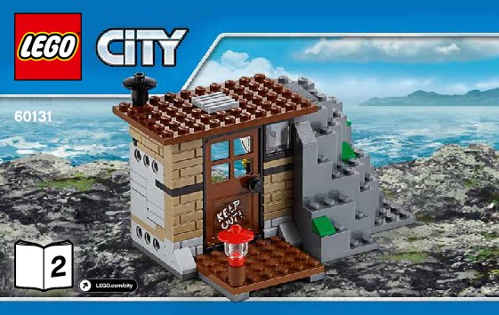 Building Instructions - LEGO - City - 60131 - Crooks Island: Page 1