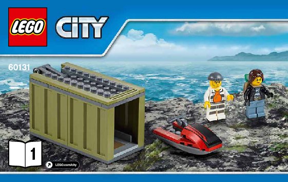 Building Instructions - LEGO - City - 60131 - Crooks Island: Page 1