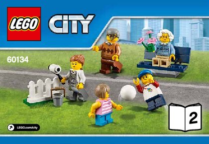 Building Instructions - LEGO - City - 60134 - Fun in the park - City People Pack: Page 1