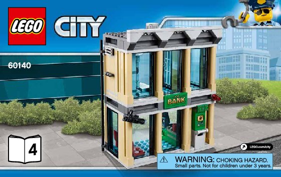 Building Instructions - LEGO - City - 60140 - Bulldozer Break-in: Page 1