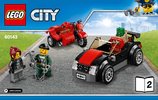 Building Instructions - LEGO - 60143 - Auto Transport Heist: Page 1