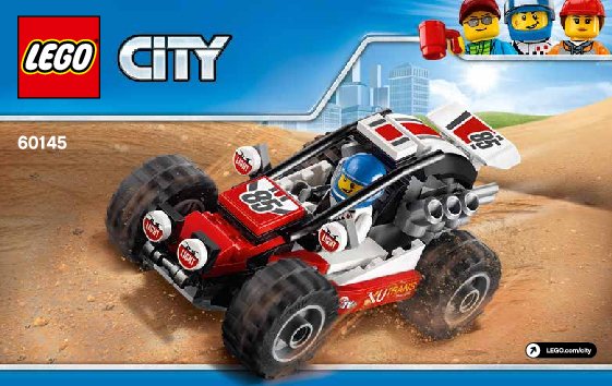 Building Instructions - LEGO - City - 60145 - Buggy: Page 1