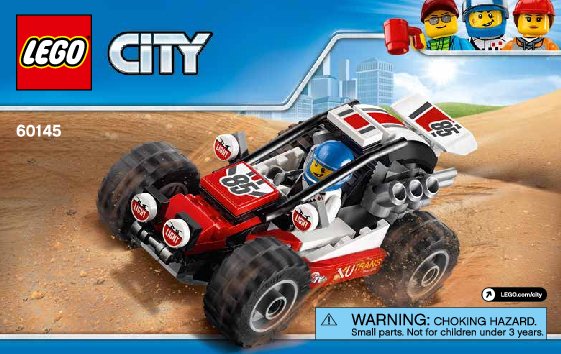 Building Instructions - LEGO - City - 60145 - Buggy: Page 1