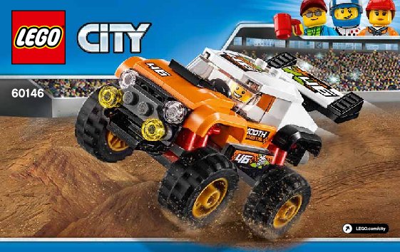 Building Instructions - LEGO - 60146 - Stunt Truck: Page 1