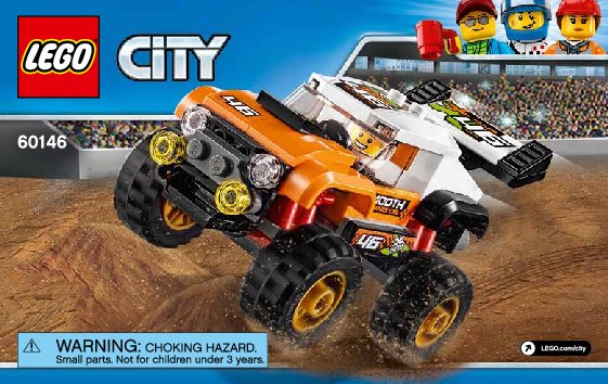 Building Instructions - LEGO - 60146 - Stunt Truck: Page 1