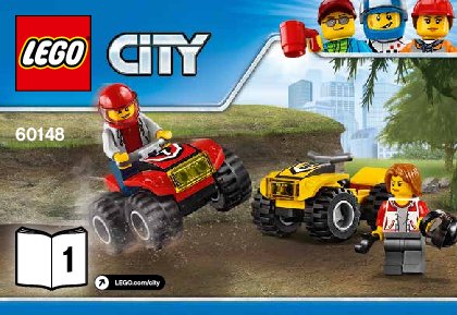 Building Instructions - LEGO - 60148 - ATV Race Team: Page 1