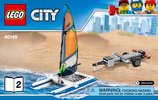 Building Instructions - LEGO - 60149 - 4x4 with Catamaran: Page 1