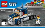 Building Instructions - LEGO - 60151 - Dragster Transporter: Page 1