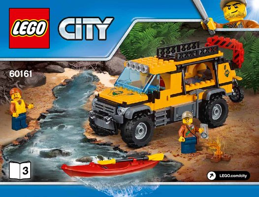 Building Instructions - LEGO - City - 60161 - Jungle Exploration Site: Page 1