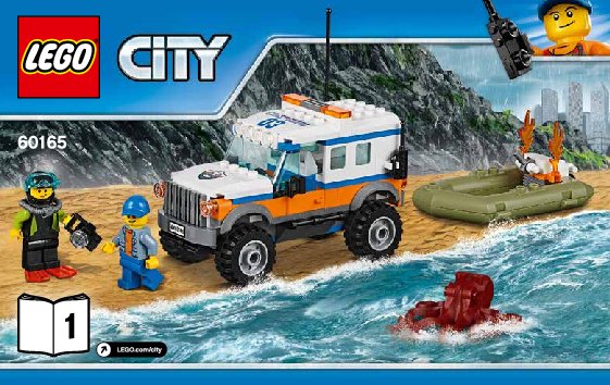 Building Instructions - LEGO - City - 60165 - 4 x 4 Response Unit: Page 1