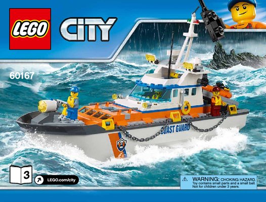 Building Instructions - LEGO - City - 60167 - Coast Guard Head Quarters: Page 1