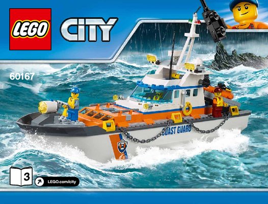 Building Instructions - LEGO - City - 60167 - Coast Guard Head Quarters: Page 1