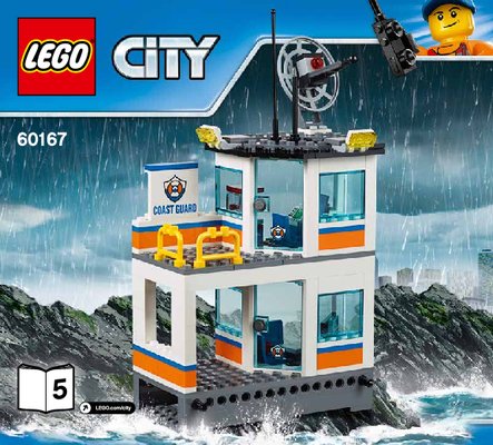 Building Instructions - LEGO - City - 60167 - Coast Guard Head Quarters: Page 1