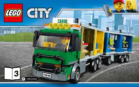 Building Instructions - LEGO - City - 60169 - Cargo Terminal: Page 1