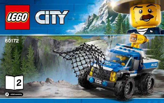 Building Instructions - LEGO - City - 60172 - Dirt Road Pursuit: Page 1