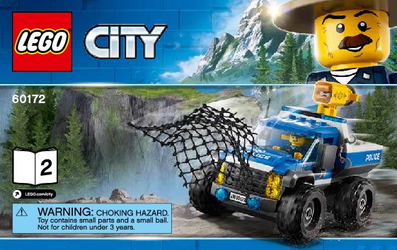 Building Instructions - LEGO - City - 60172 - Dirt Road Pursuit: Page 1