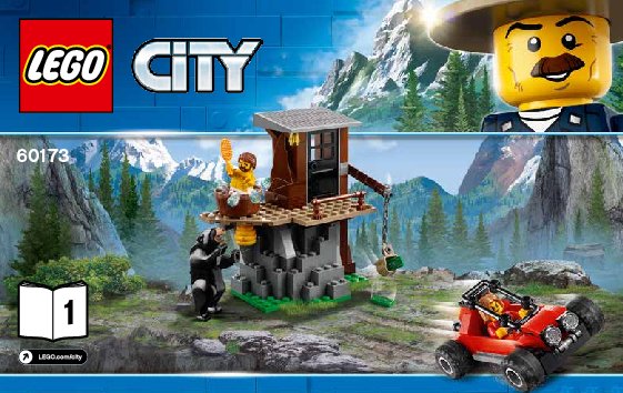 Building Instructions - LEGO - City - 60173 - Mountain Arrest: Page 1