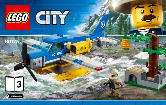 Building Instructions - LEGO - City - 60175 - Mountain River Heist: Page 1