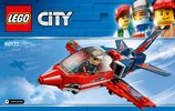 Building Instructions - LEGO - City - 60177 - Airshow Jet: Page 1