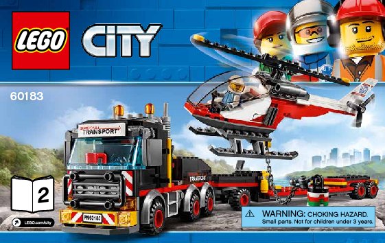 Building Instructions - LEGO - City - 60183 - Heavy Cargo Transport: Page 1