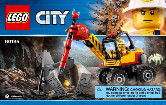 Building Instructions - LEGO - City - 60185 - Mining Power Splitter: Page 1