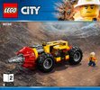 Building Instructions - LEGO - City - 60186 - Mining Heavy Driller: Page 1