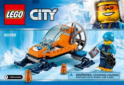 Building Instructions - LEGO - 60190 - Arctic Ice Glider: Page 1