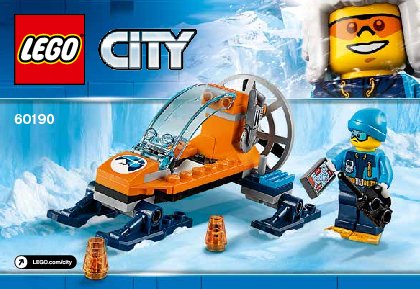 Building Instructions - LEGO - 60190 - Arctic Ice Glider: Page 1