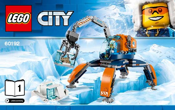 Building Instructions - LEGO - 60192 - Arctic Ice Crawler: Page 1