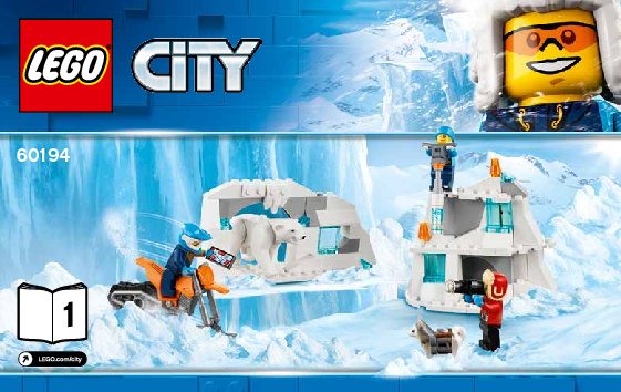 Building Instructions - LEGO - 60194 - Arctic Scout Truck: Page 1