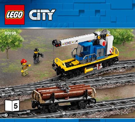 Building Instructions - LEGO - 60198 - Cargo Train: Page 1