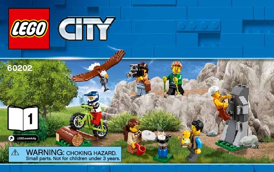 Building Instructions - LEGO - 60202 - People Pack - Outdoor Adventures: Page 1