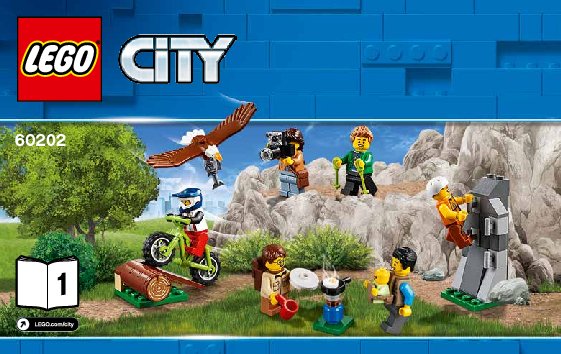 Building Instructions - LEGO - 60202 - People Pack - Outdoor Adventures: Page 1