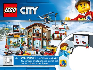 Building Instructions - LEGO - 60203 - Ski Resort: Page 1